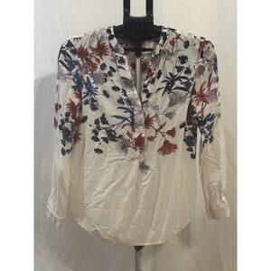 Joules Floral Blouse Women's size 4
